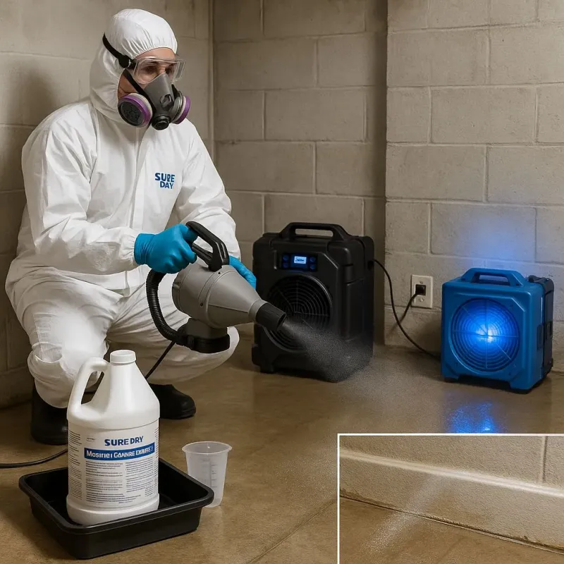 Sanitization and Odor Removal process in Crofton, MD